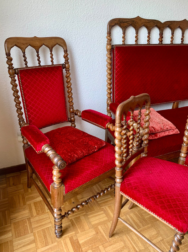 Set di mobili da salotto del XIX secolo