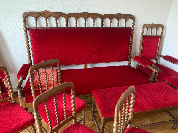 Set di mobili da salotto del XIX secolo