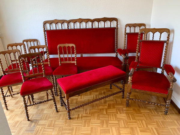 Set di mobili da salotto del XIX secolo