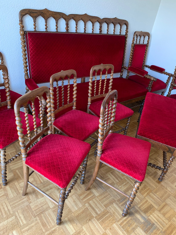 Set di mobili da salotto del XIX secolo