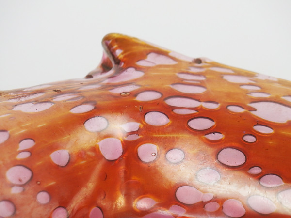 Iridescent glass bowl Orbulin or Diaspora by Loetz