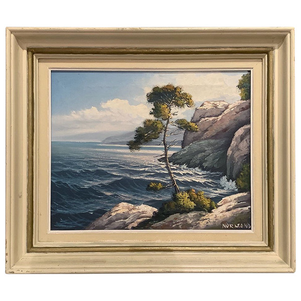 Marine, Raymond NORMAND 1919/2000, Paesaggio della Côte bleue, in Provenza