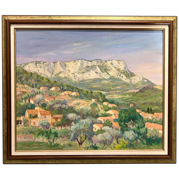 Mont Coudon in Toulon, by Michel Beaude, dated 1991, Paysage Provençale