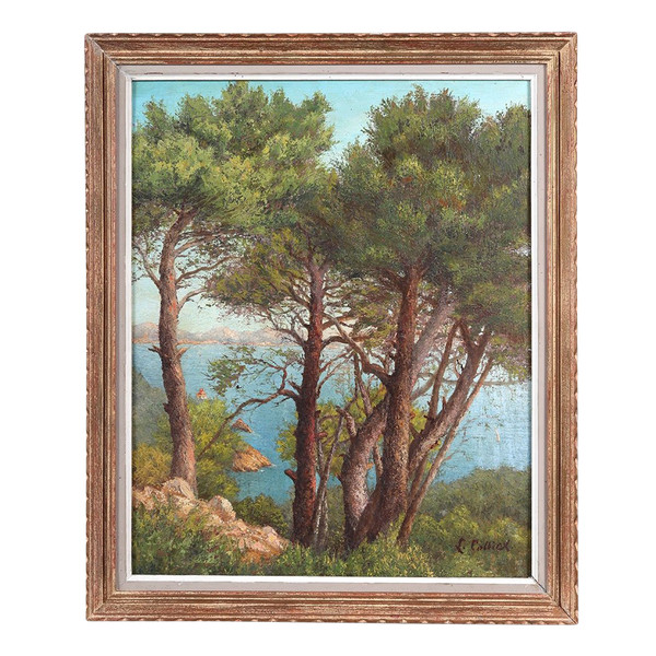 Provence, signed L. Calliex, from 1952, Massif de la Redonne