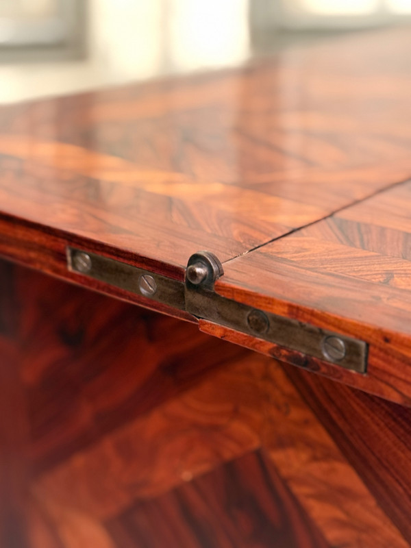 Bureau Mazarin Dit De Changeur En Marqueterie d'Epoque XVIIIème