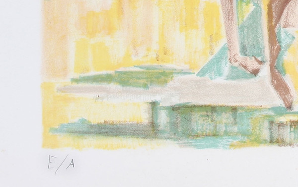 Lithographie Hervé Massond, signée au crayon par l’artiste et E.A. 