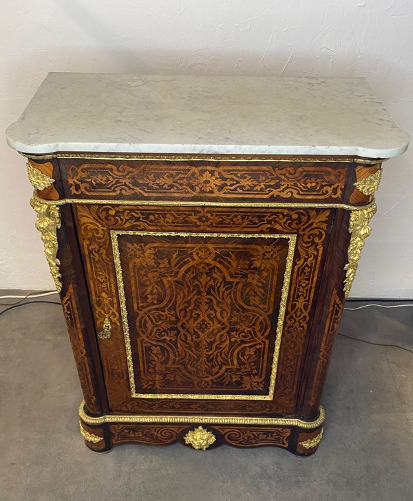 Credenza - Intarsio - Napoleone III - Francia - XIX sec.