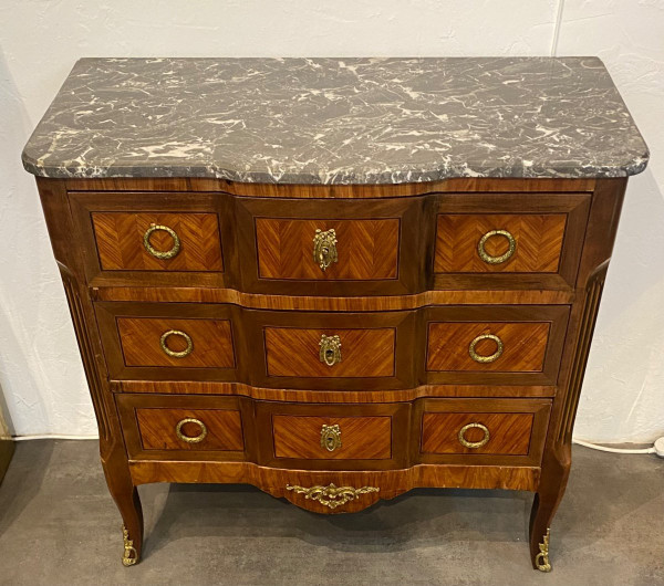 Commode - Marqueté - Style Transition - France - XX ème