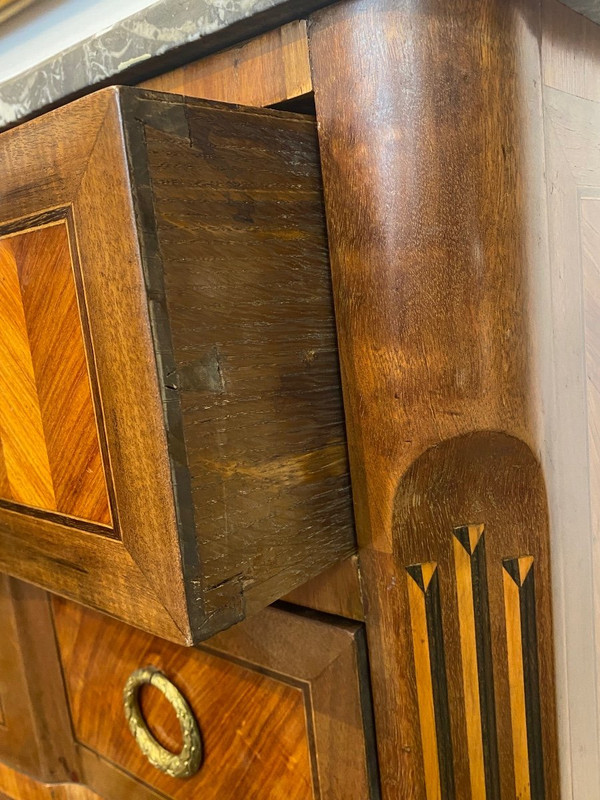 Commode - Marqueté - Style Transition - France - XX ème