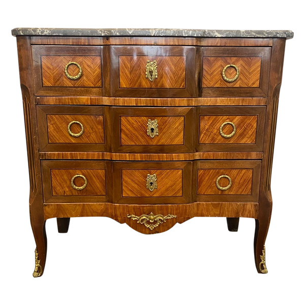 Commode - Marqueté - Style Transition - France - XX ème