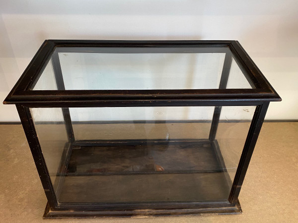 Vitrine De Présentation - Verre Et Bois - France - XIX ème