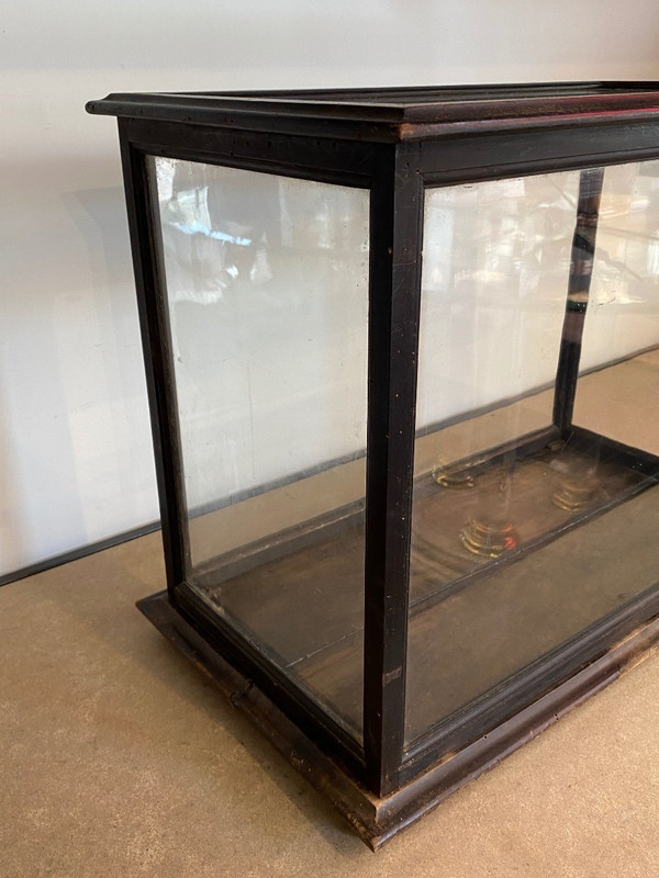 Vitrine De Présentation - Verre Et Bois - France - XIX ème