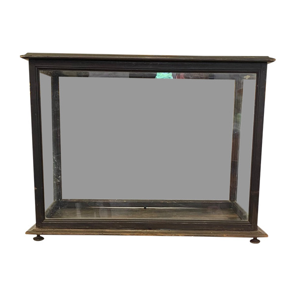 Vitrine De Présentation - Verre Et Bois - France - XIX ème