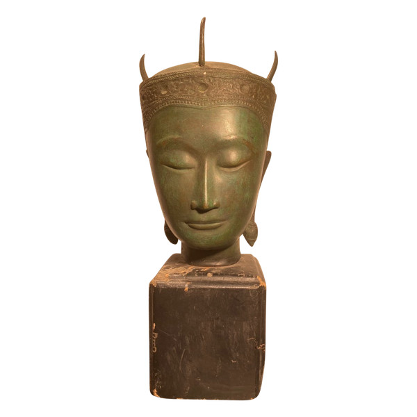 Großer Buddha-Kopf - Siam - Bien Hoa - Vietnam - 20. Jahrhundert