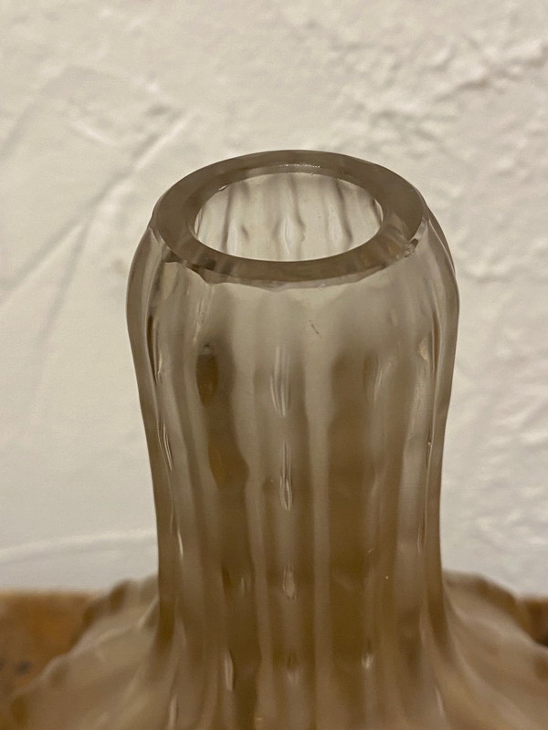Vase Dentelé  - Cristal - Lalique - France - XX ème