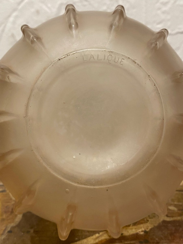 Vase Dentelé  - Cristal - Lalique - France - XX ème