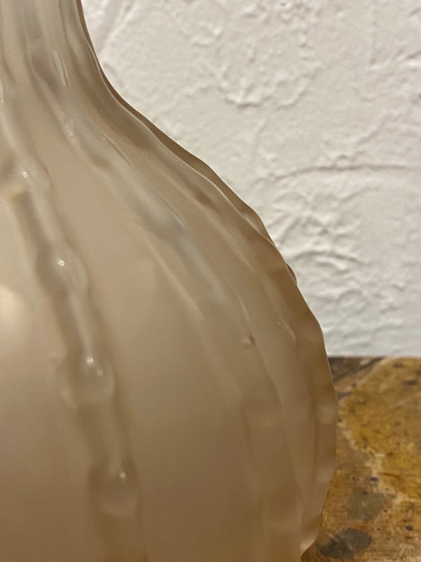 Vase Dentelé  - Cristal - Lalique - France - XX ème