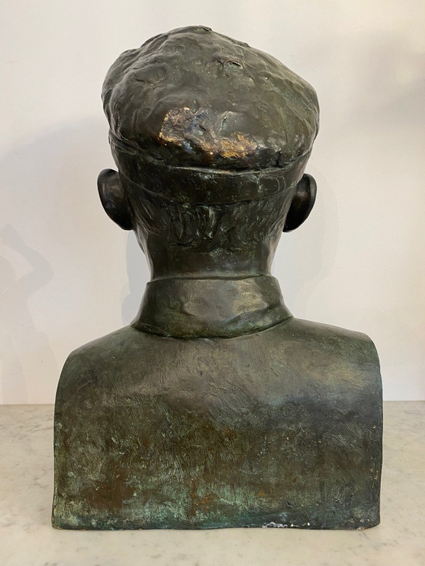 Scultura in Bronzo - Busto Militare - Italia - XX secolo