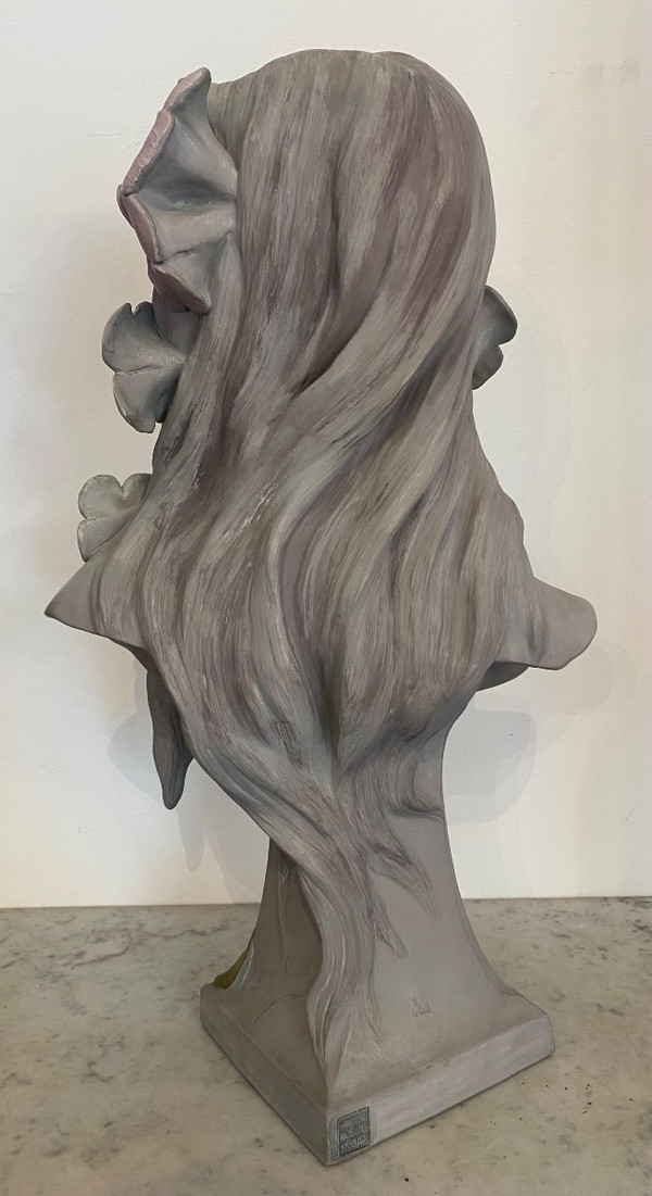 Sculpture - Buste Femme - G. Coudray - France - XX ème