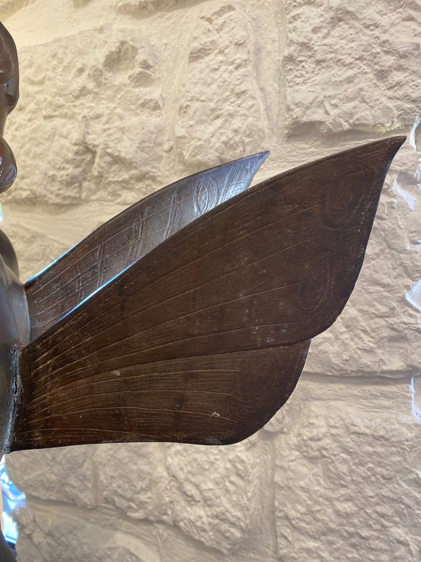 Importante Scultura - Fata - R. Aurili - Italia - XIX secolo