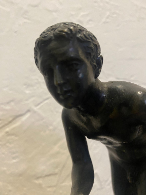 Sculpture - Bronze - Runner - Grand Tour - Italy - 19th century
