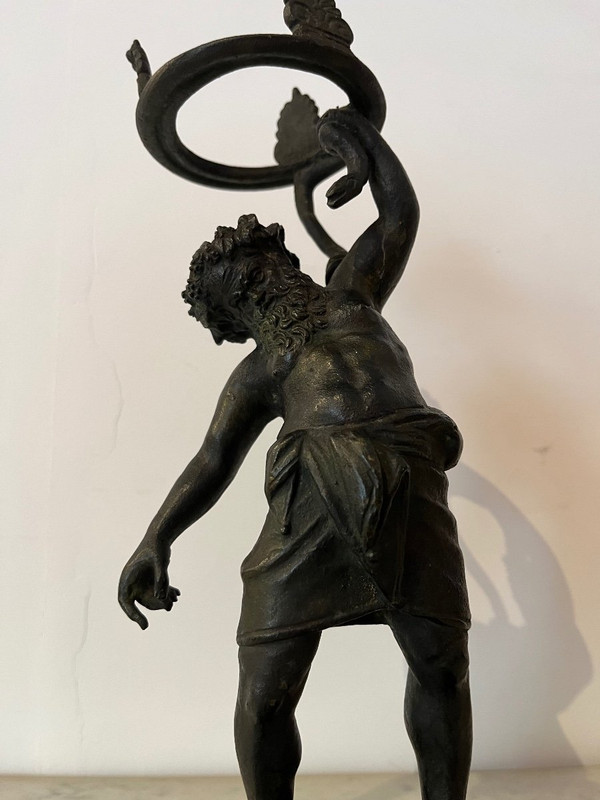 Sculpture Bronze - Grand Tour - Silenus - Italie - XIX ème