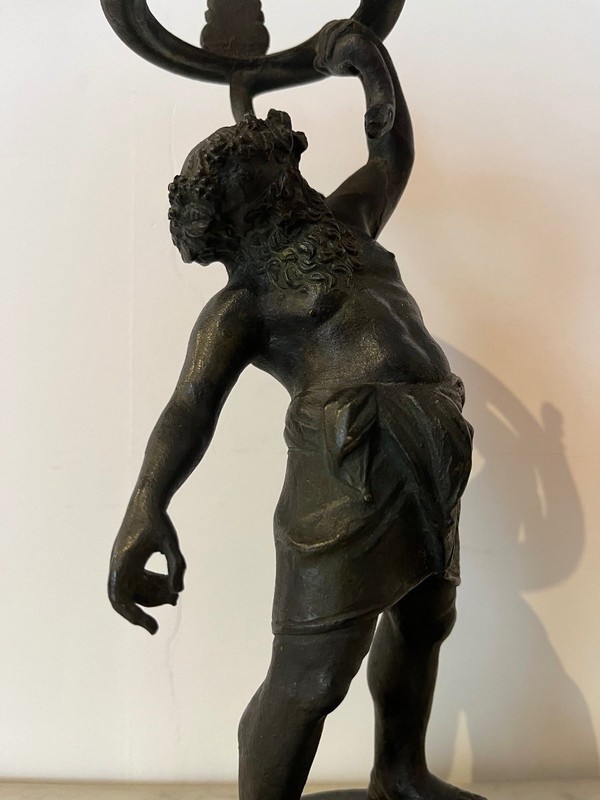 Sculpture Bronze - Grand Tour - Silenus - Italie - XIX ème