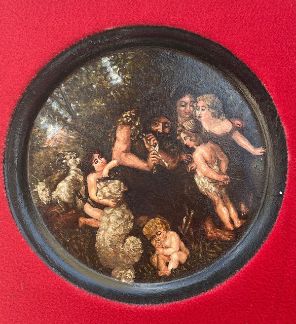 Tableau - Huile Sur Toile - Italie - XIX ème