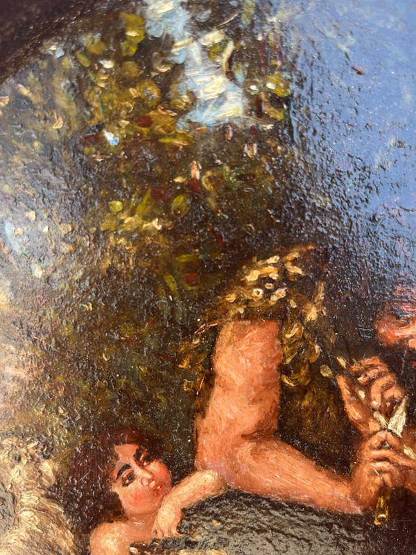 Tableau - Huile Sur Toile - Italie - XIX ème