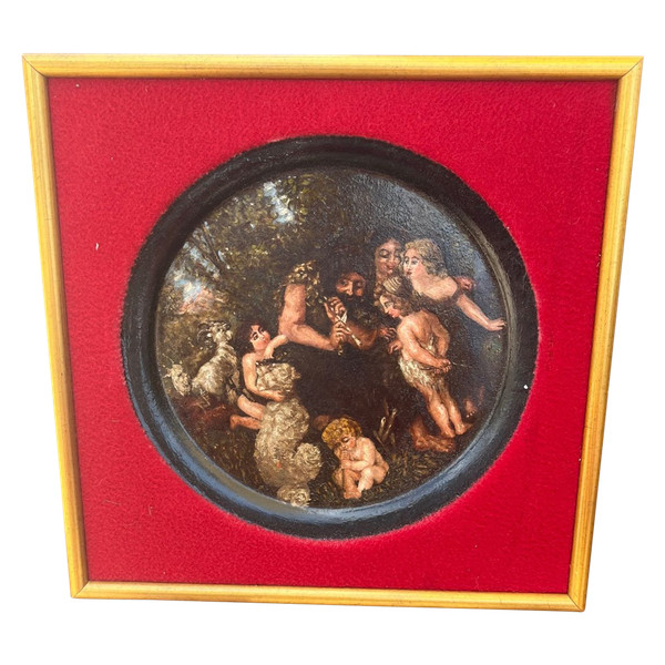 Tableau - Huile Sur Toile - Italie - XIX ème