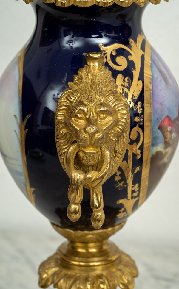 Garniture Ancienne Napoléon III Du 19ème Siècle.