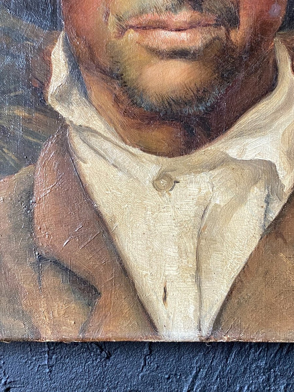 Pittura - Ritratto - E. Assezat de Bouteyre - Francia - XIX secolo