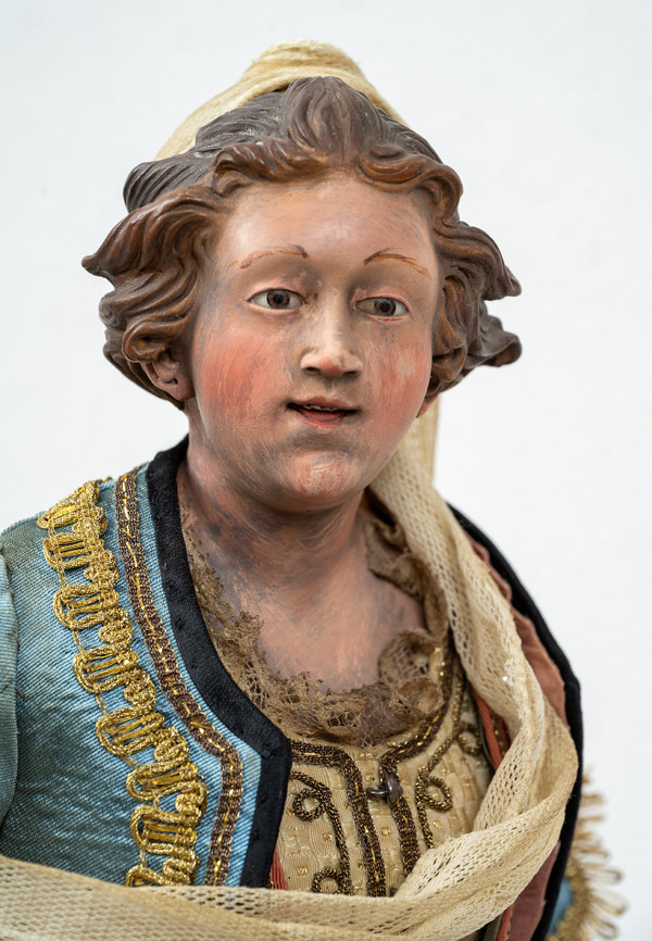 Sculpture of the Nativity representing Giorgiana's reproduction