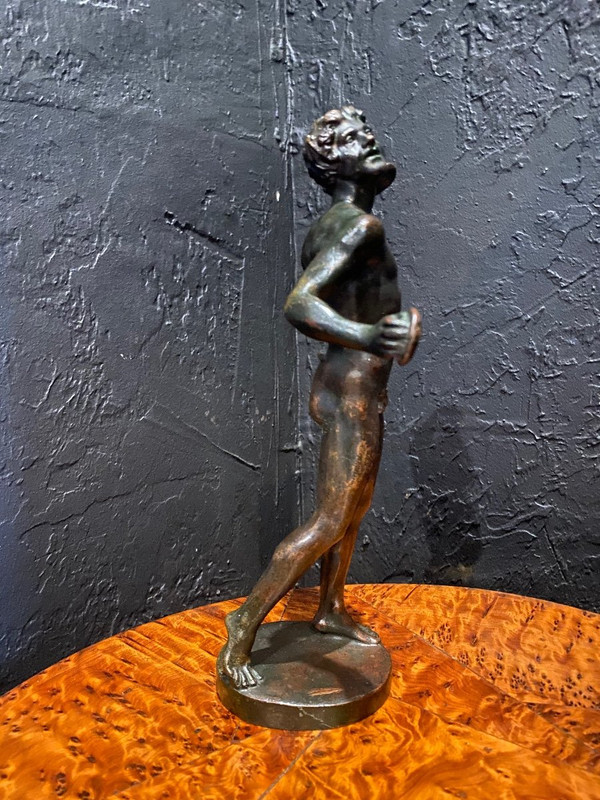 Sculpture Bronze - Faune - Barga (d’après) - Italie - XVIII ème