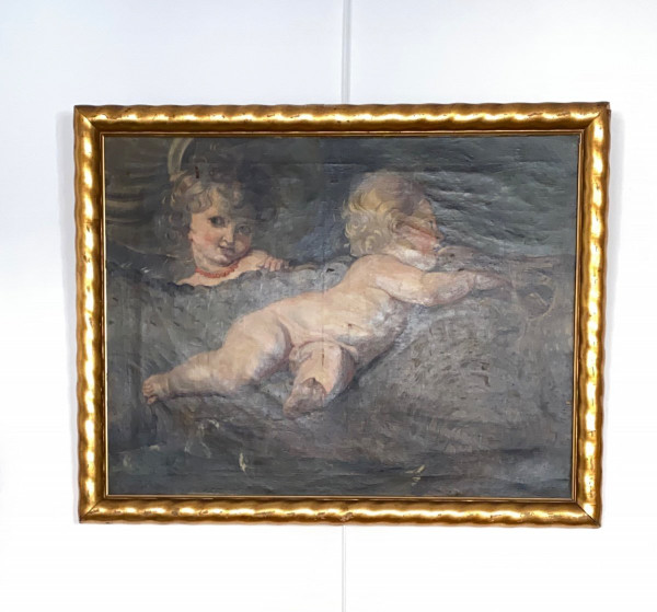 Important Tableau - D’après Pierre Paul Rubens -  École Flamande - XIX ème