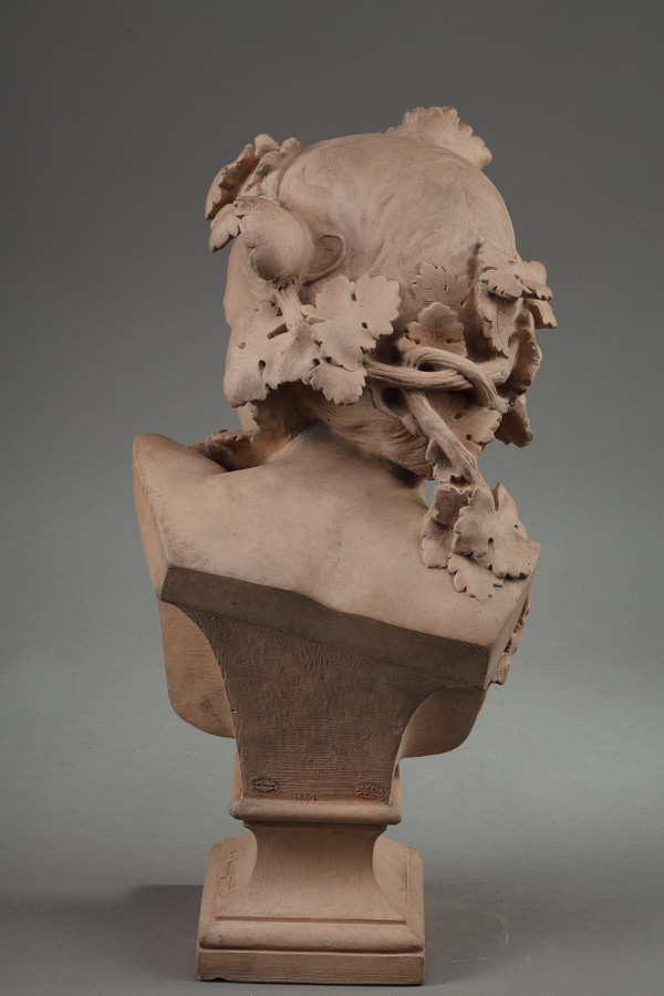 L'Espiègle ou la rieuse aux pampres de vignes von Jean Baptiste CARPEAUX
