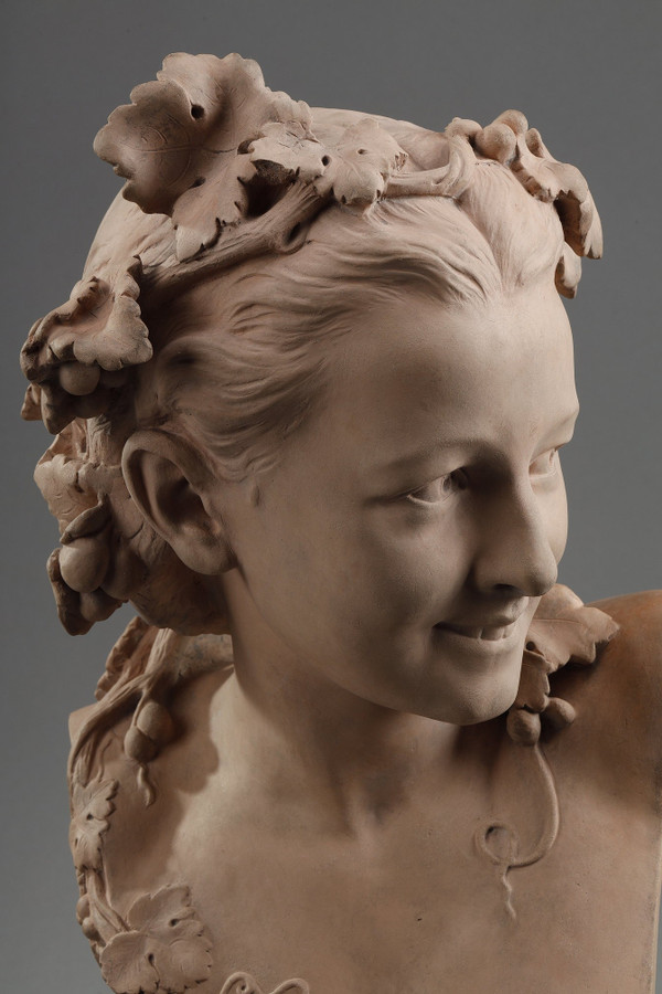 L'Espiègle ou la rieuse aux pampres de vignes von Jean Baptiste CARPEAUX