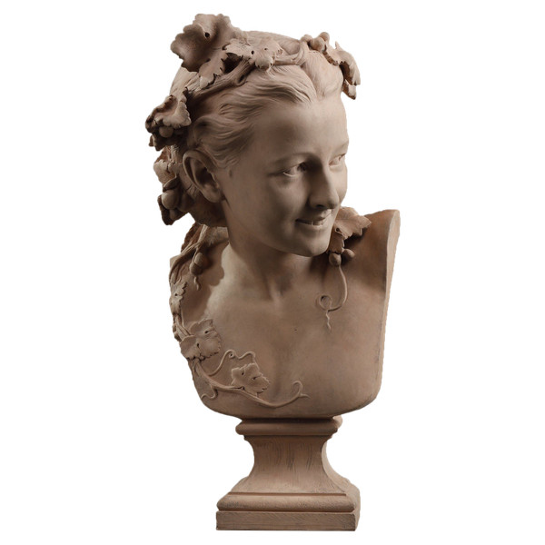 L'Espiègle ou la rieuse aux pampres de vignes von Jean Baptiste CARPEAUX