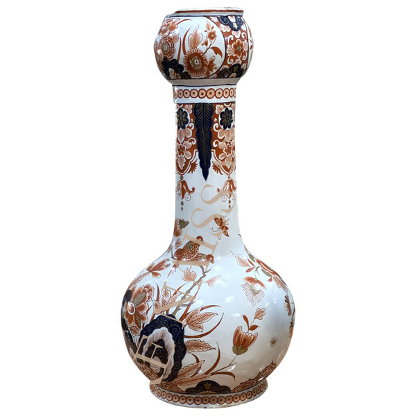 Large double bulb vase