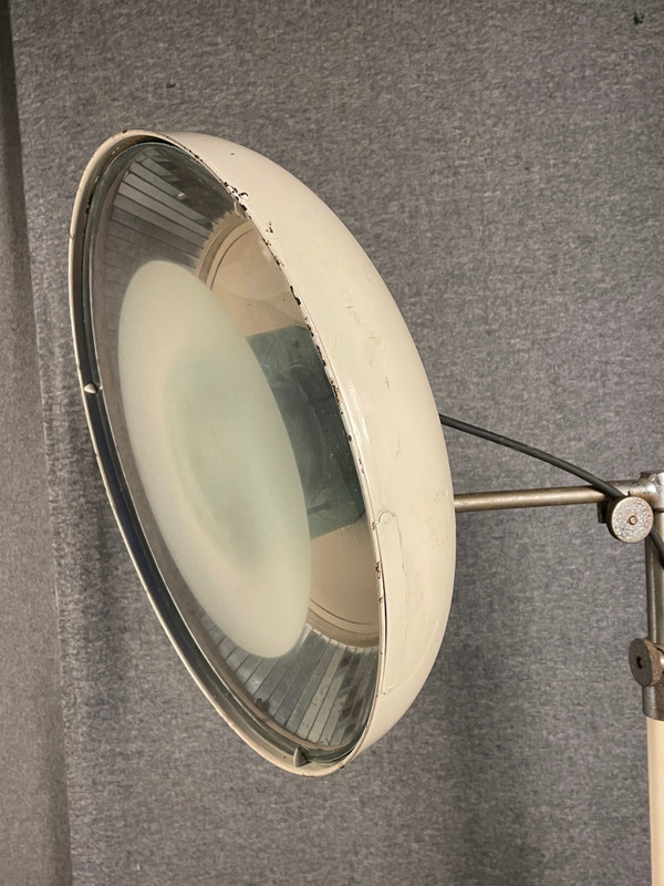 Large surgical lamp, BBT, circa 1950 vintage floor lamp, loft