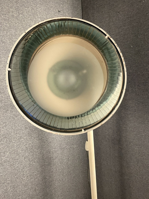 Large surgical lamp, BBT, circa 1950 vintage floor lamp, loft