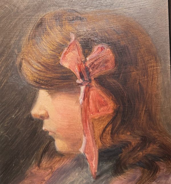 Gaston Bouy (1866-1943) Filet im Profil, 1901