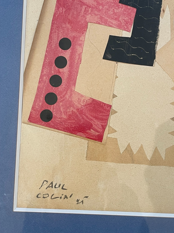 Paul COLIN (1892 – 1986), composizione cubista, 1925