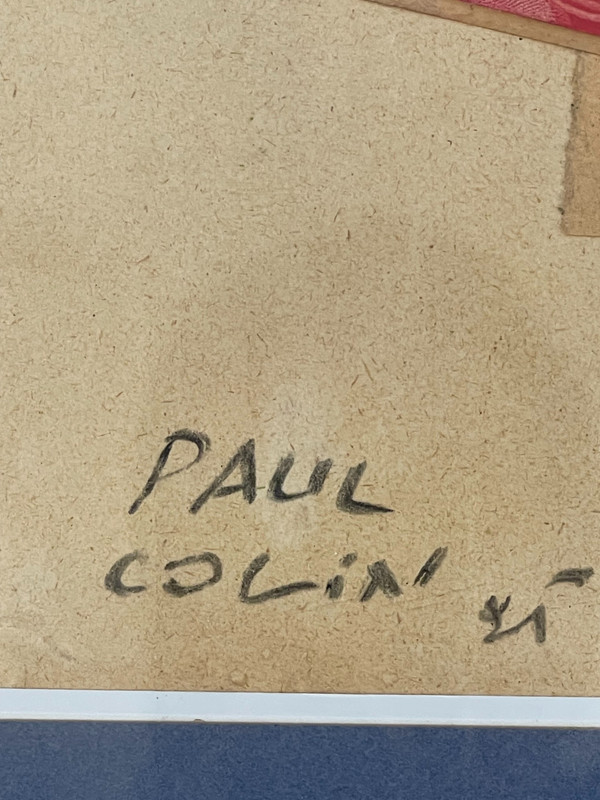 Paul COLIN (1892 – 1986), composizione cubista, 1925