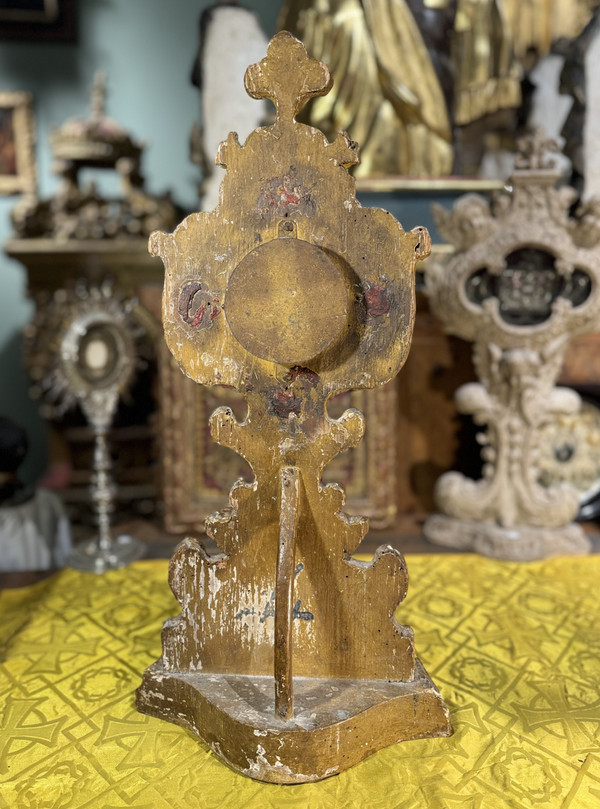 Ostensorio italiano con sei reliquie - XVIII secolo    