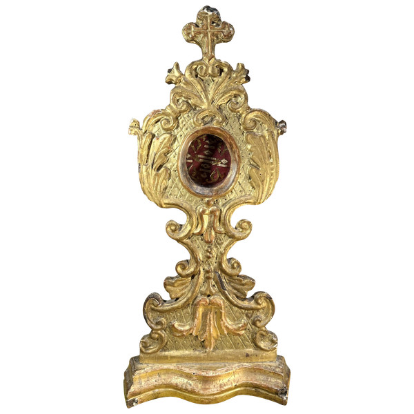Ostensorio italiano con sei reliquie - XVIII secolo    