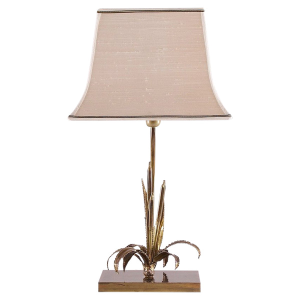 Lampada a canna in ottone di Maison Jansen