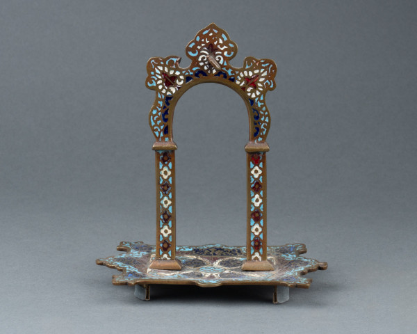 Cloisonné-Email-Schreibtischset, 19. Jahrhundert 