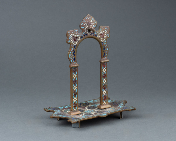 Cloisonné-Email-Schreibtischset, 19. Jahrhundert 