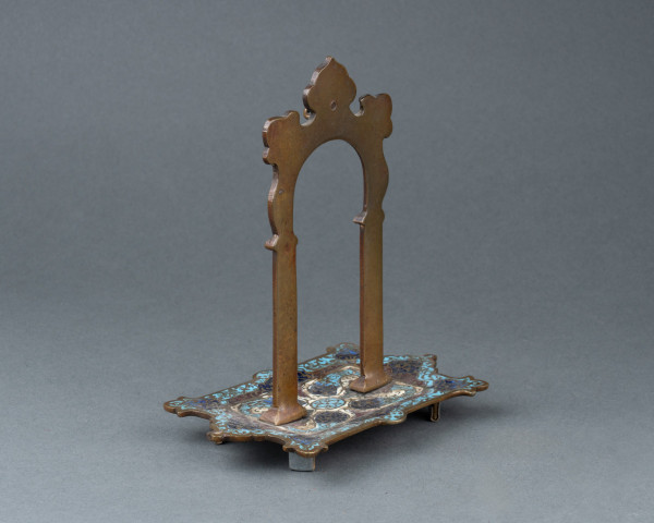 Cloisonné-Email-Schreibtischset, 19. Jahrhundert 
